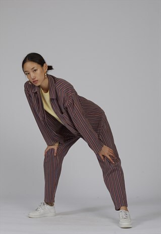 VINTAGE 80S MULTI COLOUR MISSONI STRIPE CO ORD