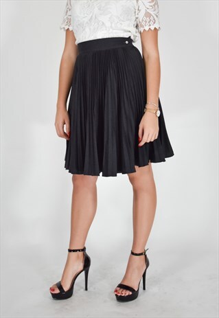 ICEBERG ELEGANT VINTAGE BLACK SHEATH SKIRT