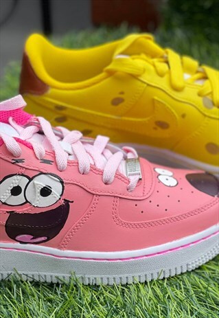 CUSTOMISED AF1 SPONGE BOB & PATRICK