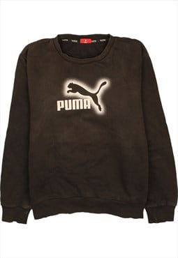 Vintage 90's Puma Sweatshirt Crew Neck Spellout