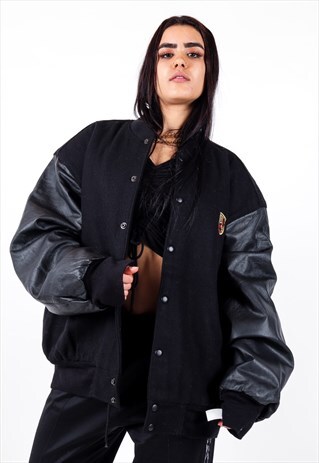 VINTAGE PORSCHE VARSITY JACKET AWJ72