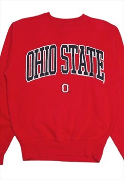 J.America Ohio State Embroidered College Sweatshirt Size S