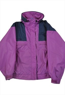 Vintage Columbia Ski Jacket Waterproof Purple/Navy Ladies L