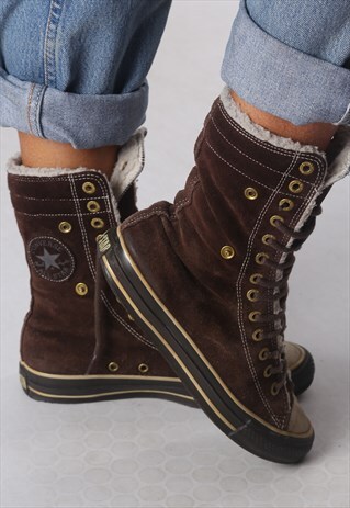 CONVERSE ALL STARS HI TOPS TRAINERS UK 5 (AAAN) BOOTS
