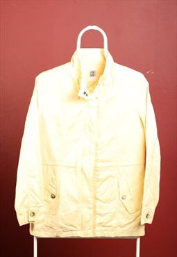 Vintage Michel Klein Windbreaker Light Jacket Yellow