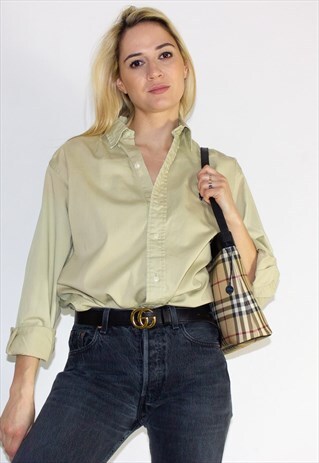 RETRO BLAIRE RALPH LAUREN BOYFRIEND STYLE SHIRT