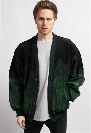 VINTAGE SUEDE AZTEC JACKET