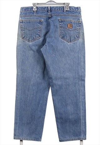 Carhartt 90's Light Wash Denim Jeans / Pants 36 Blue