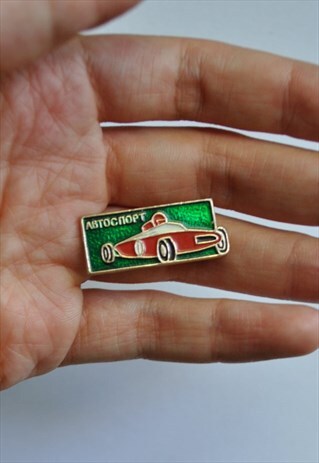 VINTAGE CAR SPORT 80S METAL PIN