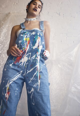UNIQUE VINTAGE CALVIN KLEIN DUNGAREES
