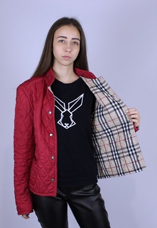 VINTAGE BURBERRY JACKET RARE NOVA RED