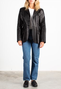 Women's Ralph Lauren Black Checked Lined Jacket