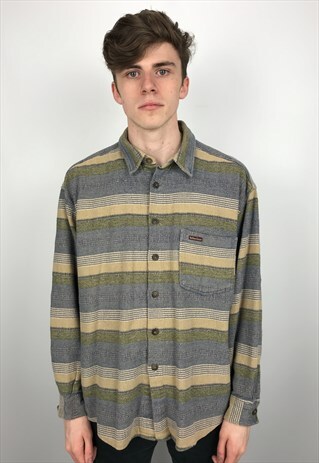 VINTAGE MARLBORO CLASSICS HEAVY FLANNEL SHIRT
