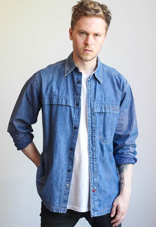 VINTAGE TOMMY HILFIGER DENIM SHIRT