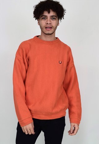 VINTAGE 90'S ORANGE RALPH LAUREN JUMPER