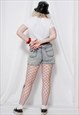 80S VINTAGE 90S GRUNGE ACID WASH HIGH WAIST DENIM SHORTS