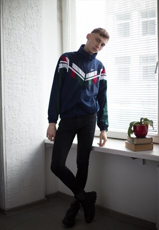 VINTAGE 80'S NAVY SPORT JACKET
