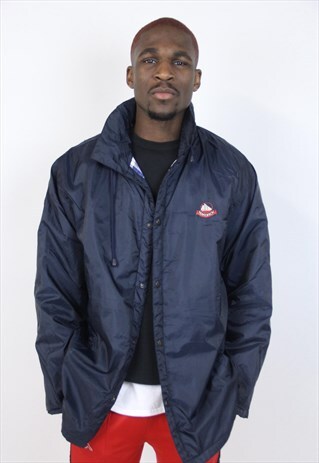 VINTAGE 90S NAVY SHELL JACKET