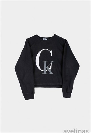 VINTAGE 80S CALVIN KLEIN CREWNECK SWEATSHIRT / S2964