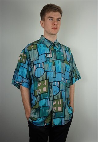 PURE SILK PATTERNED SHIRT