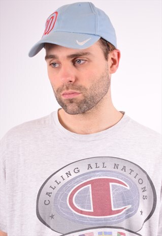 NIKE MENS VINTAGE CAP ONE SIZE BLUE 90'S