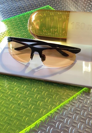 YELLOW TINTED EXTREME SPORTS SUNGLASSES