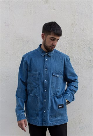 MALADE NATION DENIM JACKET - COLEER COULEUR