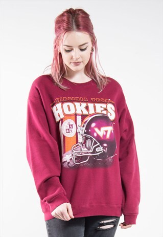 VINTAGE 90'S USA VIRGINIA TECH COLLEGE SWEATSHIRT