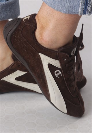 CHAMPION SUEDE TRAINERS UK 7.5 (DXAL)