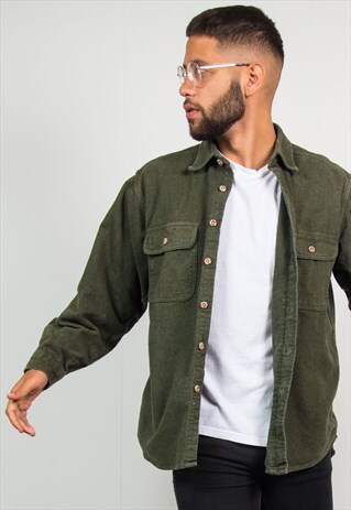 PLAIN THICK FLANNEL SHIRT