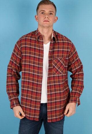 VINTAGE MARLBORO CLASSICS CHECK SHIRT NS194