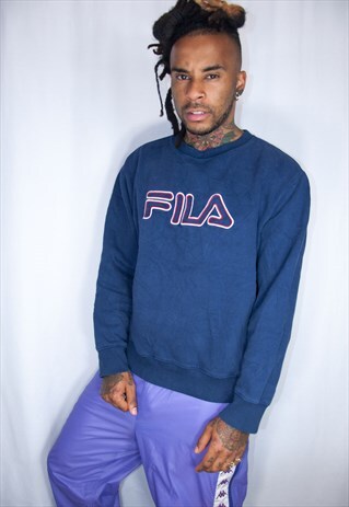 FILA EMBROIDED VINTAGE SWEATER