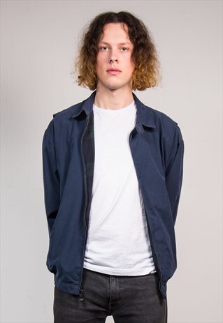 90'S RETRO NAUTICA NAVY BOMBER HARRINGTON JACKET