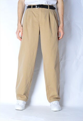 VINTAGE 90S BEIGE CHINOS PANTS