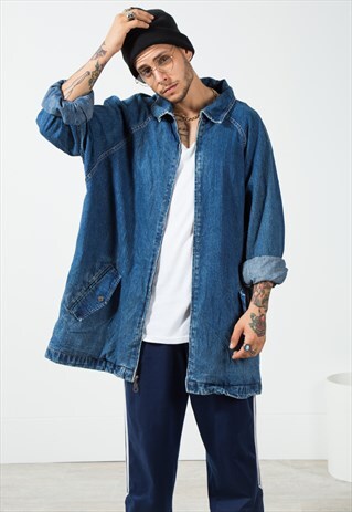 VINTAGE LEVI'S DENIM TRENCH COAT / S1638