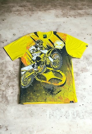 VINTAGE NO FEAR FULL LOGO MOTO RACING TSHIRT 