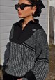 90's vintage The North Face reworked abstract pattern knit 