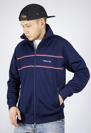 VINTAGE MENS ADIDAS ORIGINALS TRACK TOP JACKET