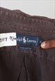 VINTAGE RALPH LAUREN NAVY WASHED 100 PERCENT COTTON SHIRT