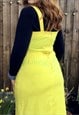 VINTAGE YELLOW 60S WIGGLE DRESS PINUP CHIC STYLE 