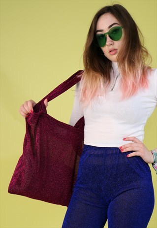 DREAMING SHEER TOTE IN PINKGLITTER