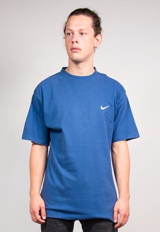 90'S VINTAGE BLUE NIKE T-SHIRT