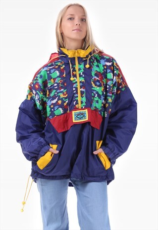 BOLD RAIN JACKET HOODED VINTAGE 80S