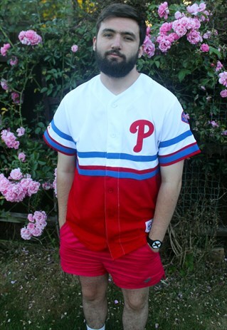 VINTAGE MLB PHILADELPHIA PHILLIES BASEBALL JERSEY