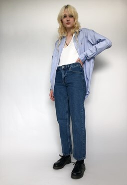 Vintage straight leg blue jeans