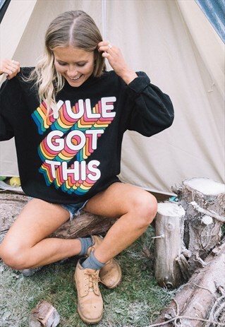 YULE GOT THIS WOMEN'S CHRISTMAS JUMPER IN BLACK