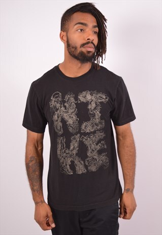 VINTAGE NIKE T-SHIRT TOP BLACK