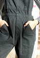 LONG DUNGAREES IN BLACK
