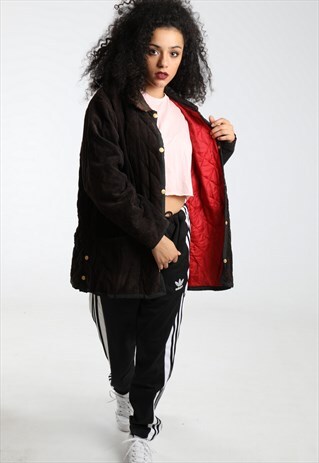 90S TOMMY HILFIGER QUILTED CORDUROY JACKET