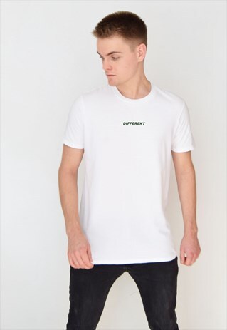 WHITE DIFFERENT (GREEN) T-SHIRT